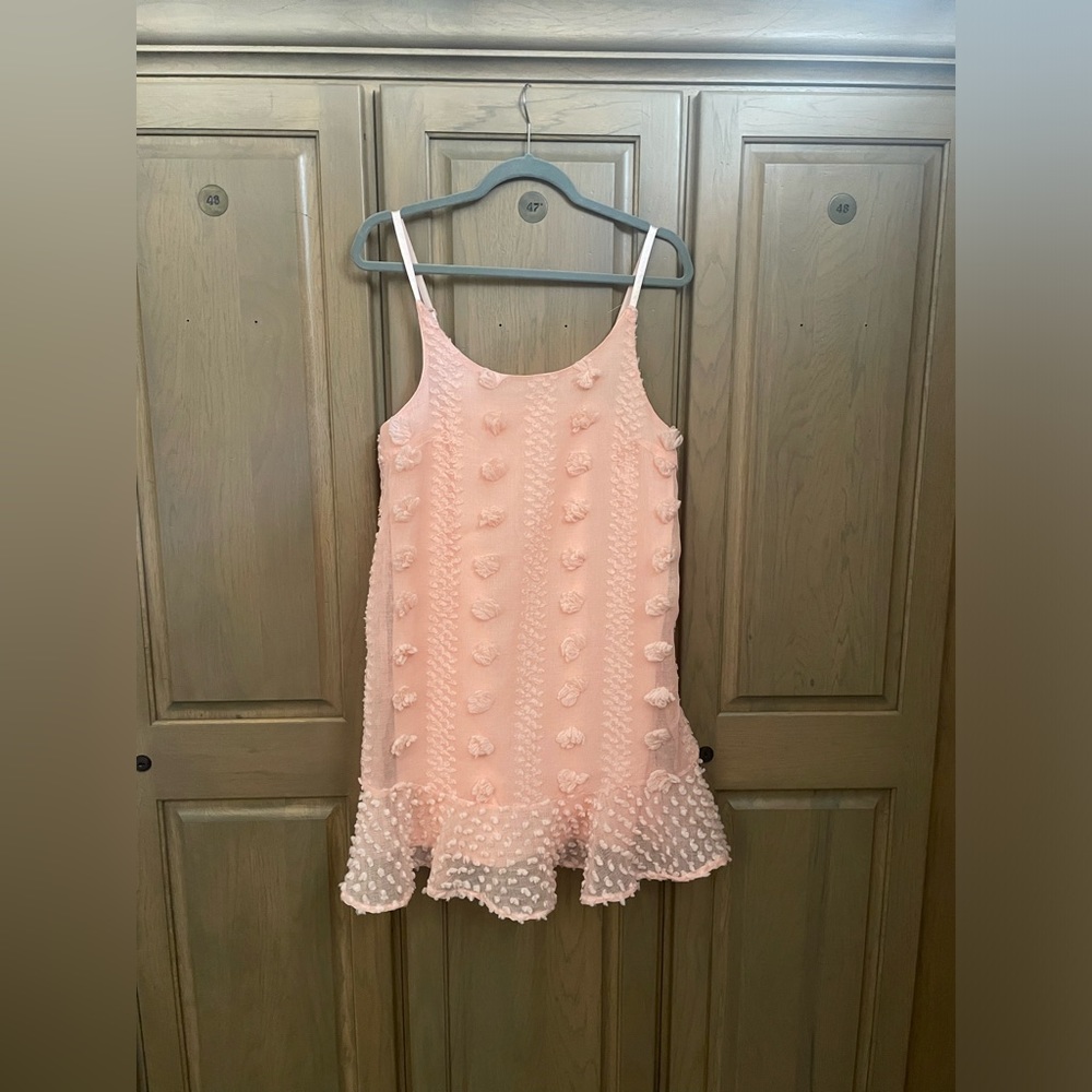 Pink Lily Your Dearest Memory Peach Dress
